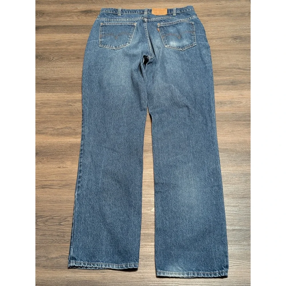 Vintage Levis 619 Orange Tab‎ Jeans Mens 36x34(32)  Straight Leg Made in Canada